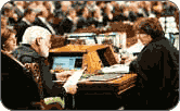 Clerks-at-the-Table at work © House of Commons