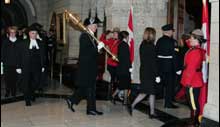 The Sergeant-at-Arms carries the mace © House of Commons