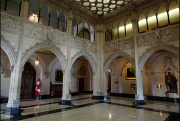 The foyer of the House of Commons in the Centre Block © House of Commons
