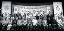 Photo of participants at the XVth Canada-Mexico Interparliamentary Meeting