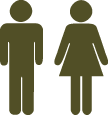Man and woman Pictogram