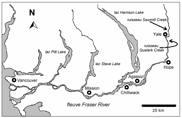 Figure 3: Map of the Lower Fraser River Area