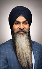 Photo - Amanpreet S. Gill - Click to open the Member of Parliament profile
