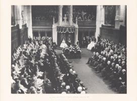 Photo gallery for Her Majesty Queen Elizabeth II Opening Parliament, October 14, 1957 photo 2